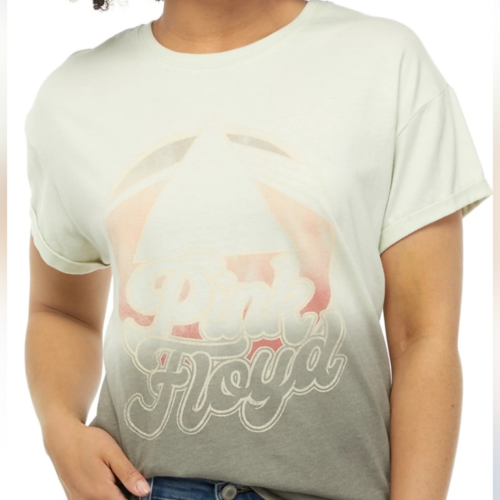 Wonderly Green Ombre Pink Floyd T-shirt size XXL